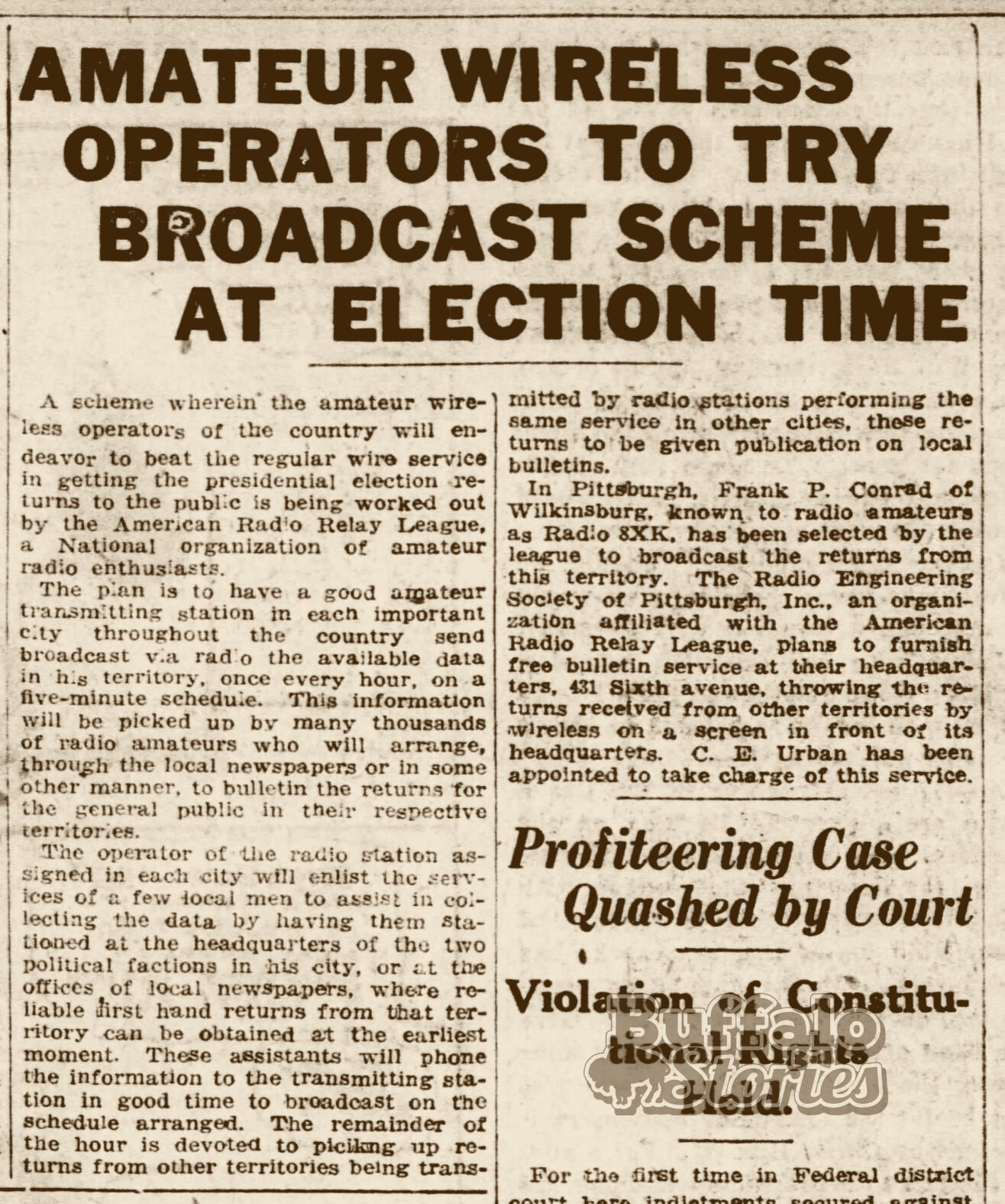 Pittsburgh Daily Post Oct. 21, 1920